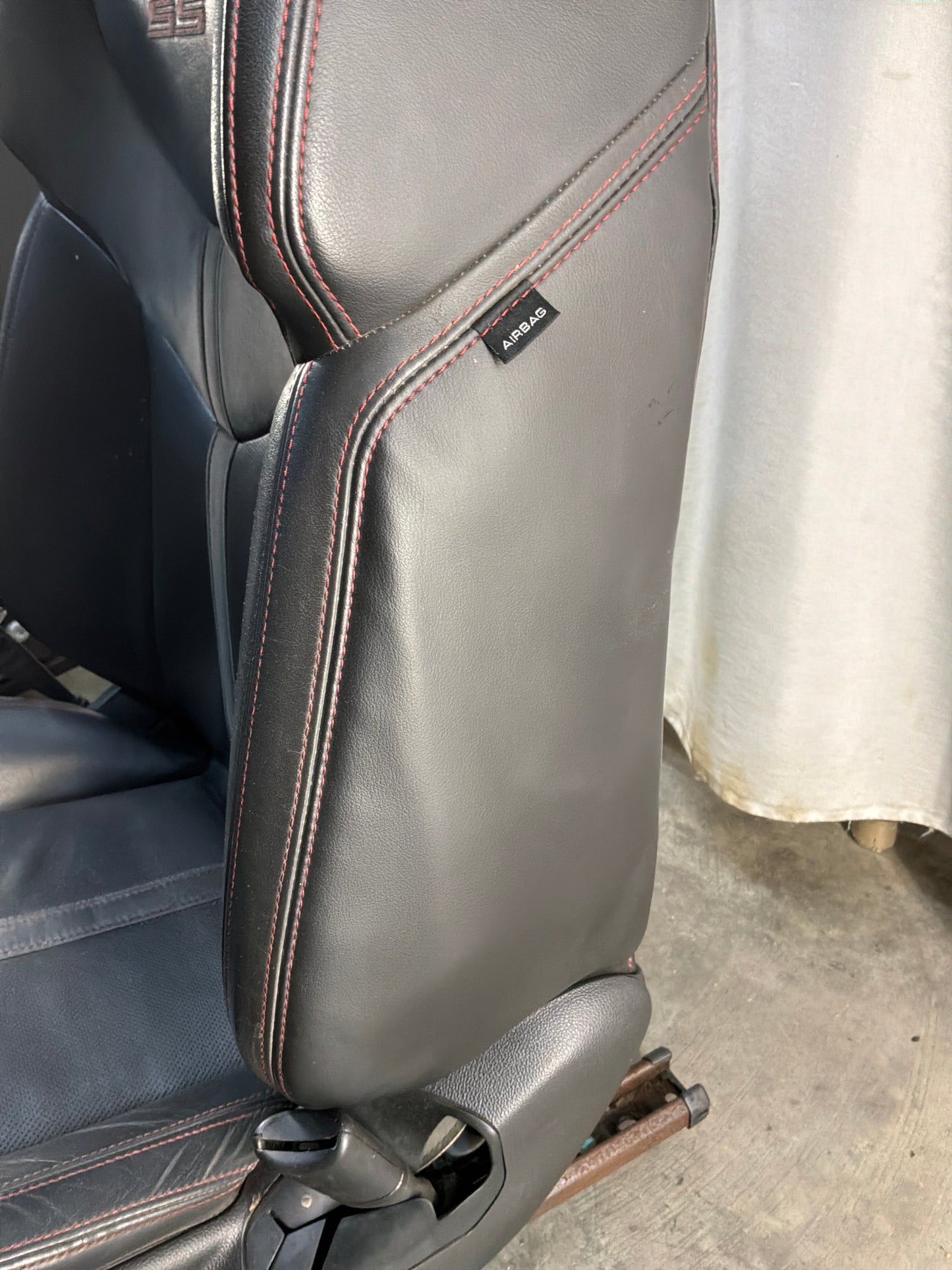 2015 Chevrolet SS Sedan Front and Rear Black Leather Seats OEM