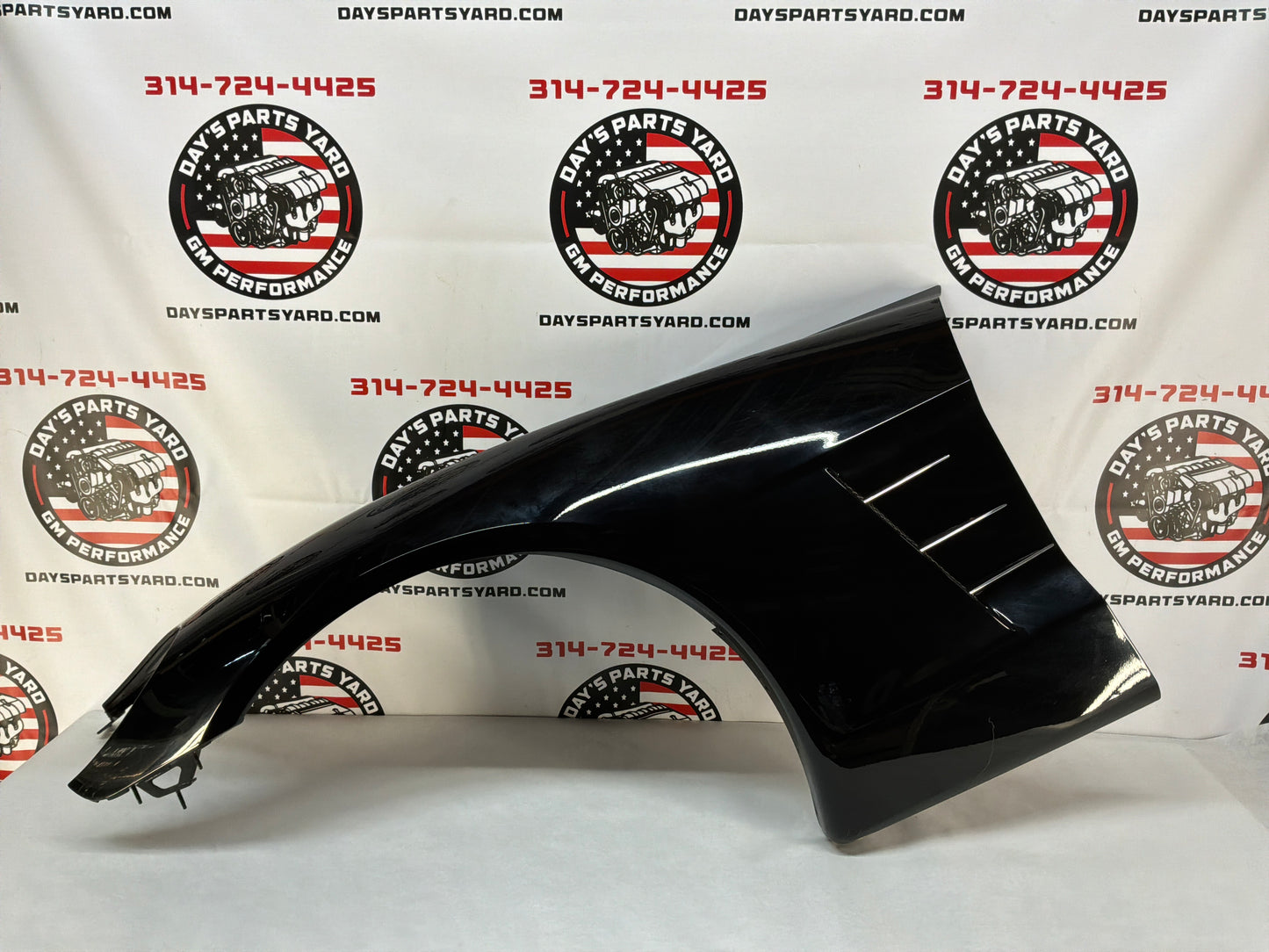 2007 C6 Corvette Convertible LH Driver Front Fender Black OEM