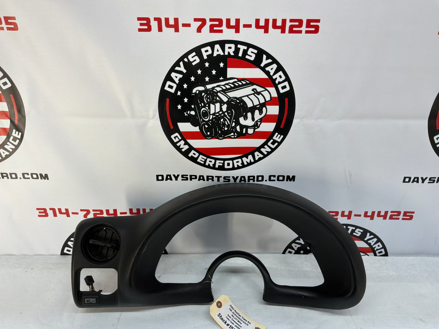 2002 Pontiac Trans Am WS6 Gauge Cluster Speedometer Dash Bezel OEM