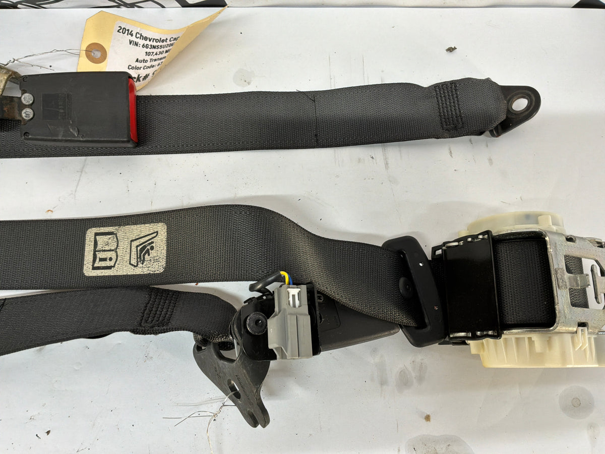 2014 Chevy Caprice PPV Rear Seatbelt Seat Belt Retractor Set OEM