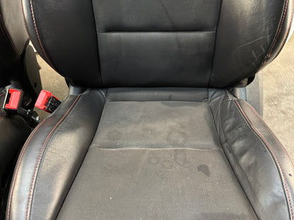 2013 Chevy Camaro ZL1 Seats Black Leather Suede Alcantara Front and Rear OEM