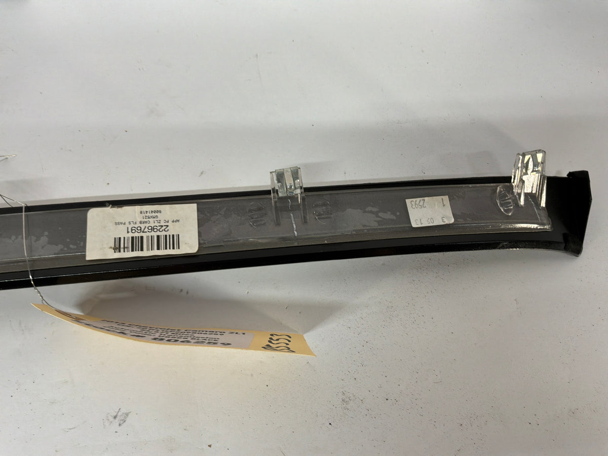 2013 Chevy Camaro ZL1 Carbon Flash Gloss Black Dash Trim Insert Molding Panel OEM