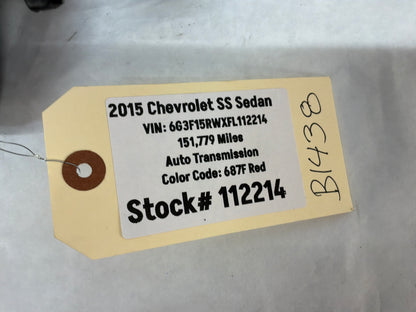 2015 Chevy SS Sedan Complete Steering Column Cover OEM