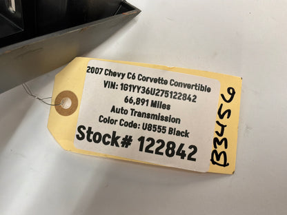 2007 Chevy C6 Corvette Convertible Radio Bezel Console Shift Plate Trim Panel Molding OEM