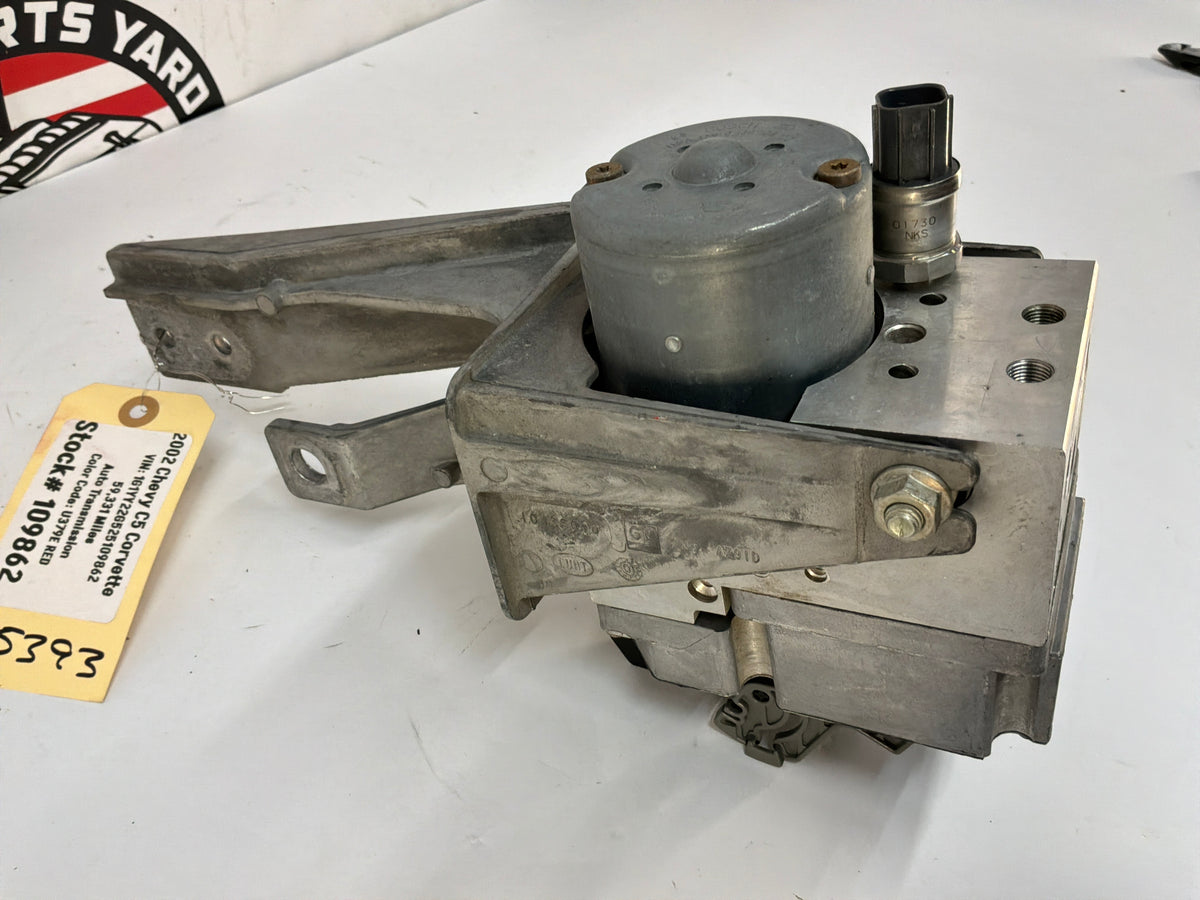 2002 Chevy C5 Corvette ABS Anti Lock Brake Pump Control Module w/ Bracket OEM