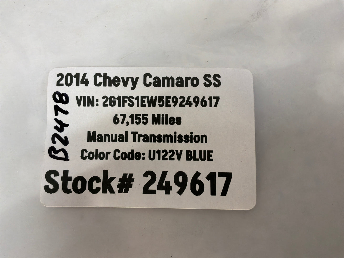 2014 Chevy Camaro SS Fuel Gas Tank Filler Door Cover Black OEM