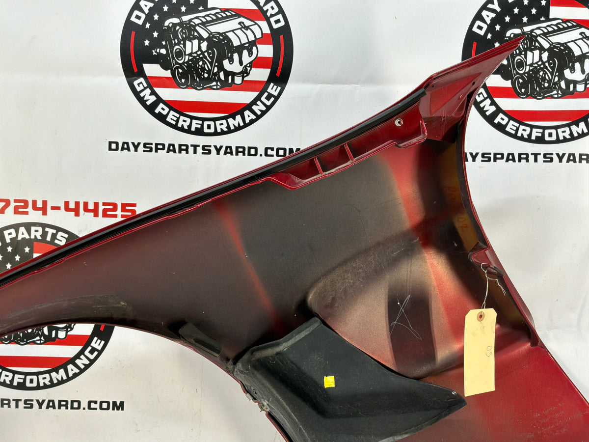 2002 Chevy C5 Corvette RH Passenger Front Fender Red OEM