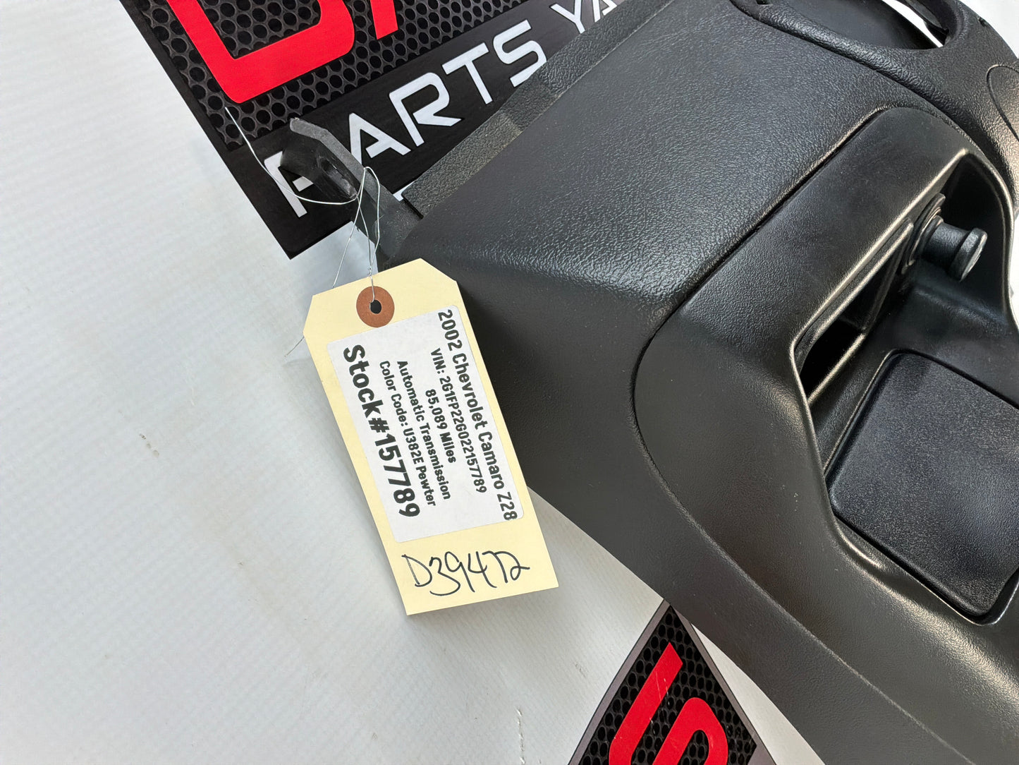 Center console - Day's Parts Yard