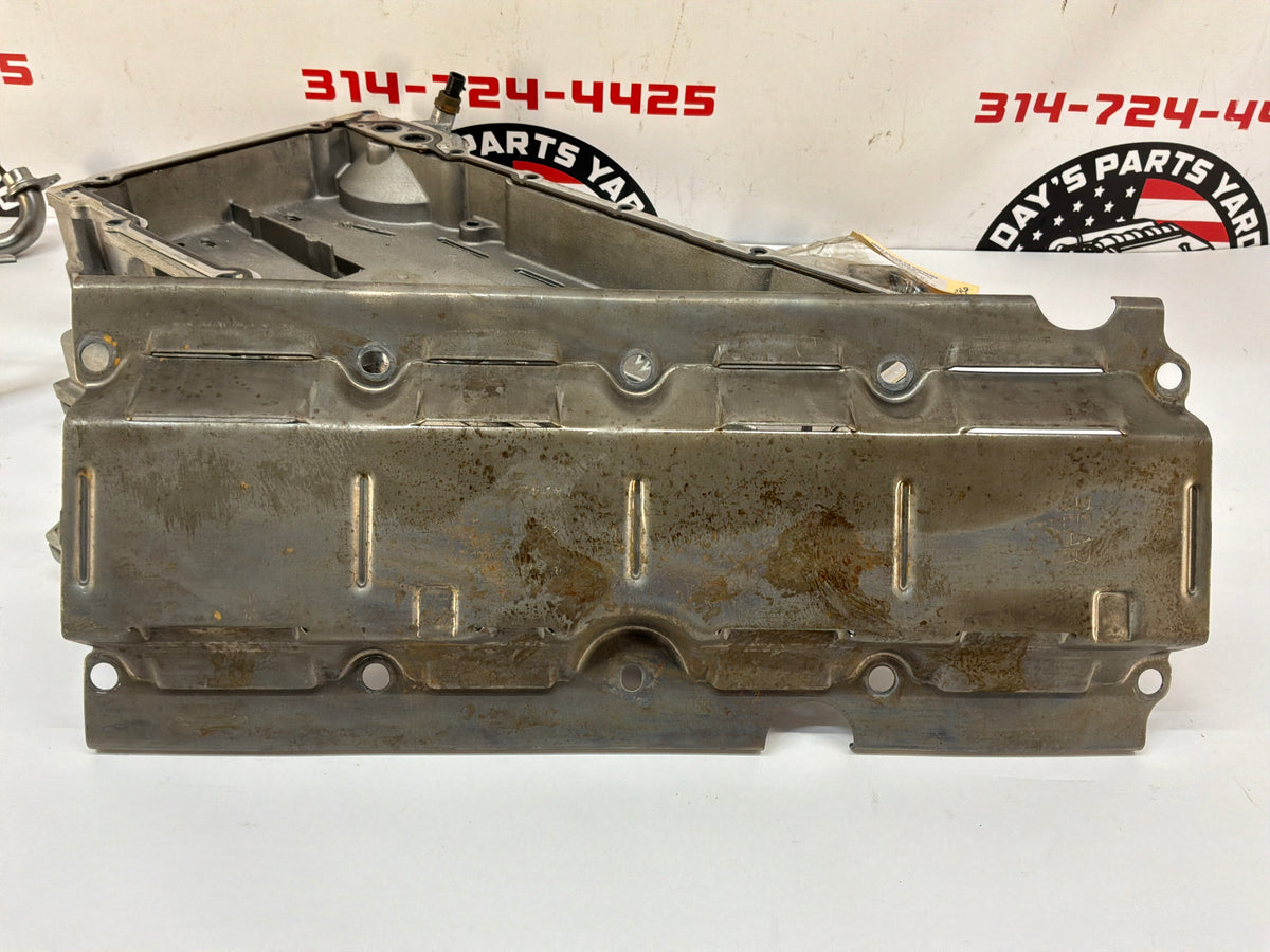 2002 Chevy C5 Corvette Aluminum Batwing Oil Pan w/ Windage Tray & Pick Up Tube OEM