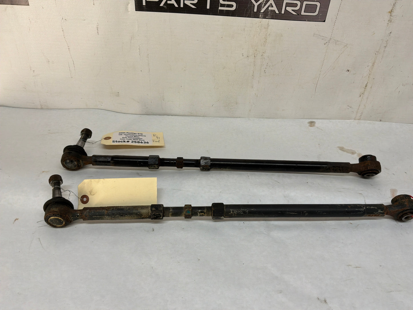 2004 Pontiac GTO RH & LH Adjustable Tie Rod Ends OEM