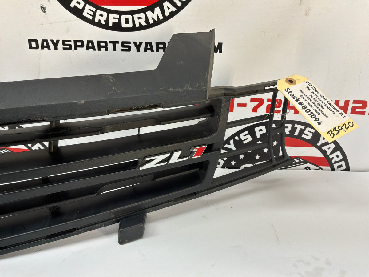 2013 Chevy Camaro ZL1 Front Bumper Fascia Upper Plastic Grille OEM