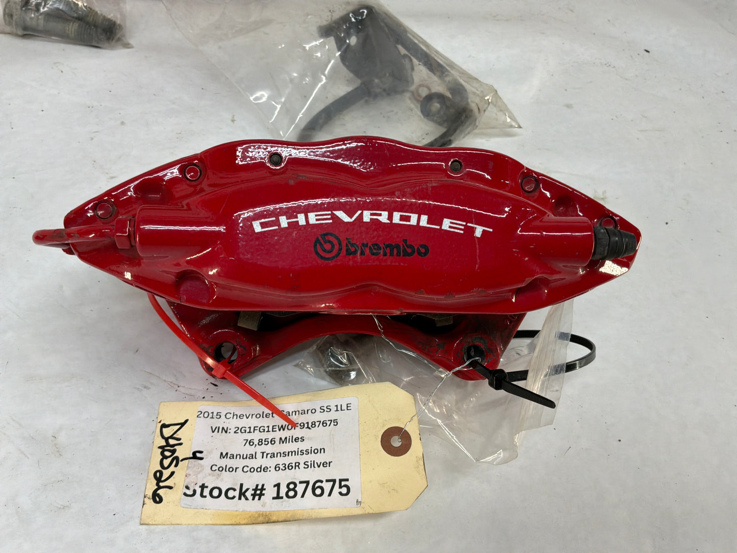 2015 Chevrolet Camaro SS 1LE Brembo Brake Calipers OEM