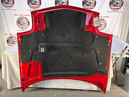 2002 Chevy C5 Corvette Convertible Hood Bonnet Cover Panel Assembly OEM Red