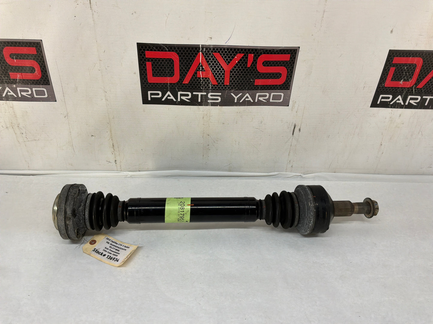 Lh axle - Day's Parts Yard