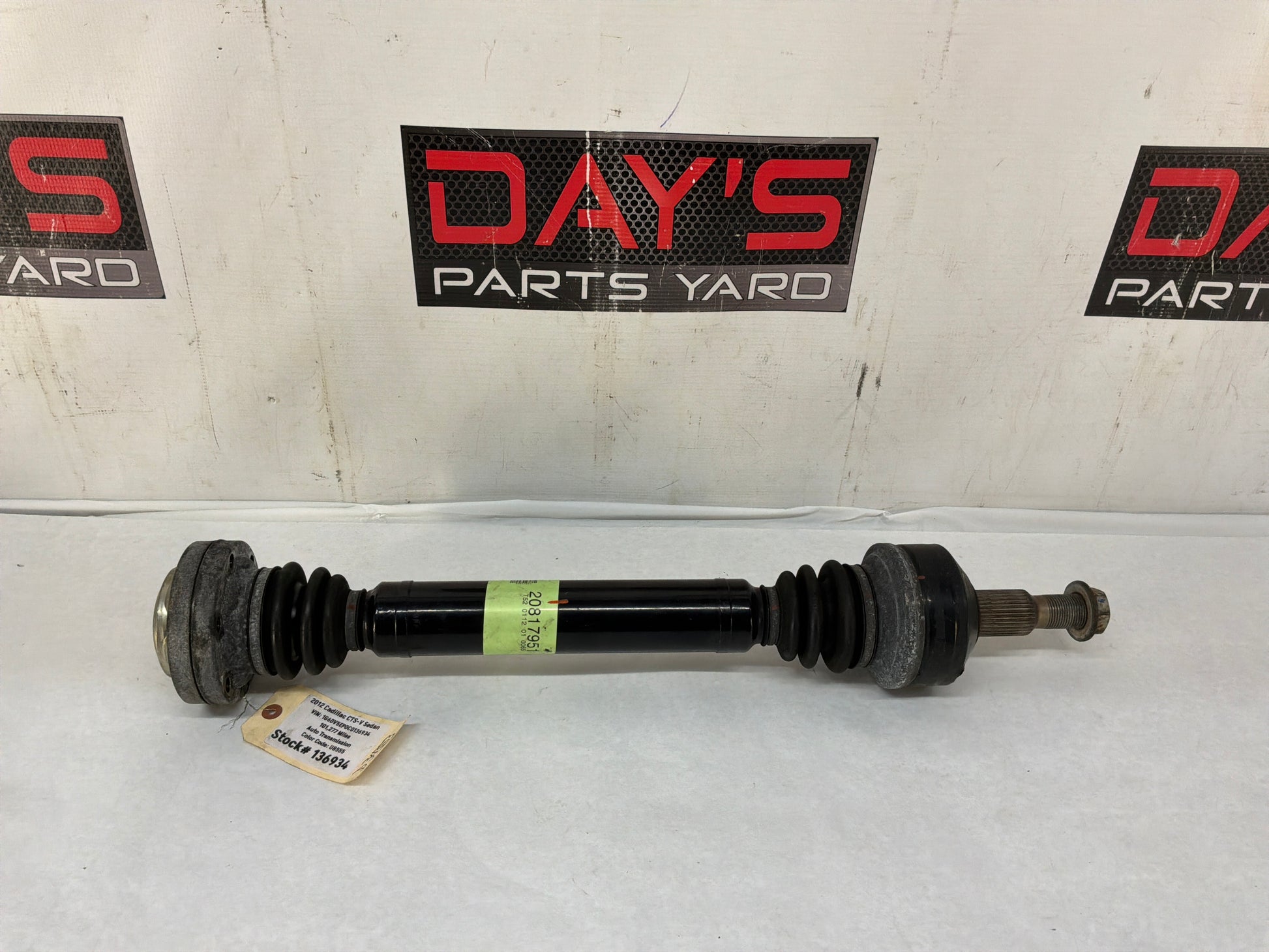 Lh axle - Day's Parts Yard