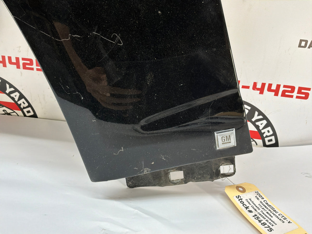 2009 Cadillac CTS-V LH Driver Front Fender Black OEM