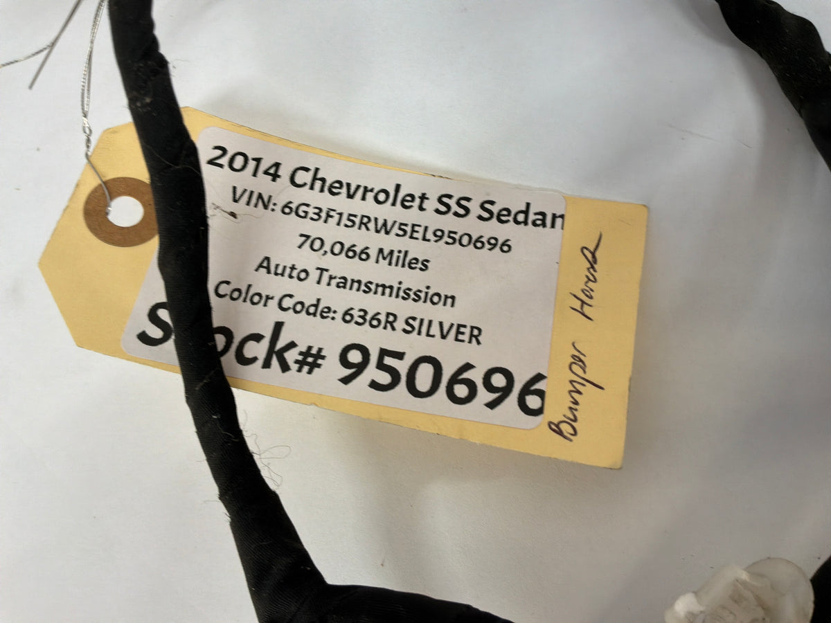 2014 Chevy SS Sedan Rear Bumper Wire Wiring Harness w/Parking Assist Alarm Sensor OEM