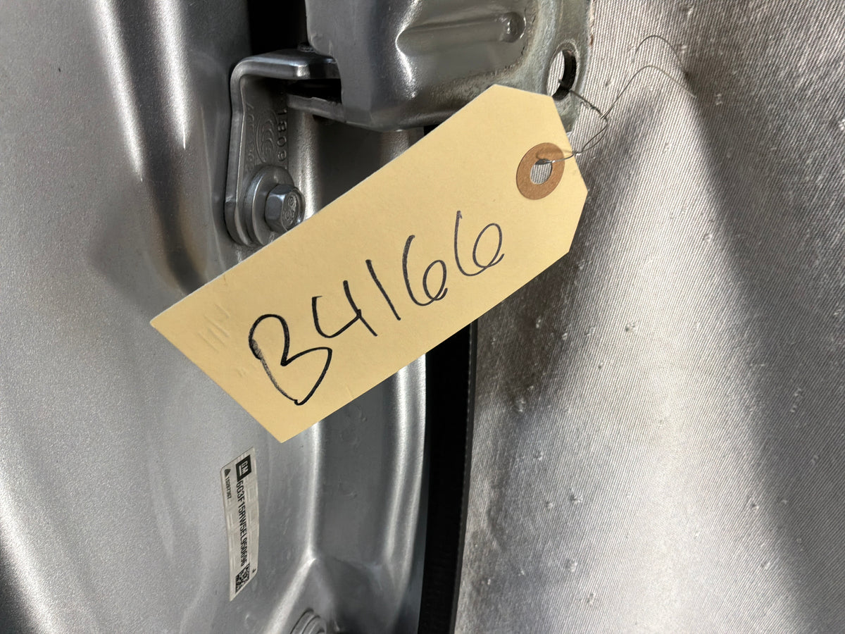 2014 Chevy SS Sedan LH Driver Rear Exterior Outside Door Silver OEM