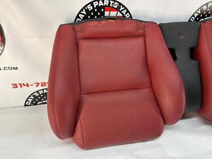 2004 Pontiac GTO Red Leather Seats Fronts and Rears OEM
