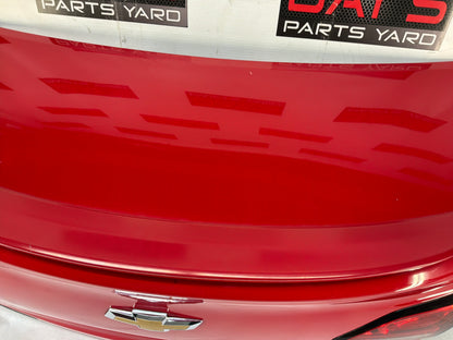 2015 Chevrolet SS Sedan Trunk Deck Lid w/ Spoiler Red OEM