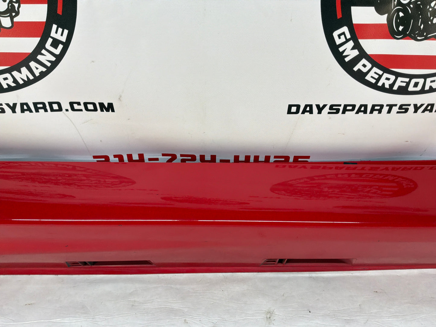 2014 Chevy SS Sedan RH Passenger Rocker Molding Side Skirt Panel Trim Red OEM