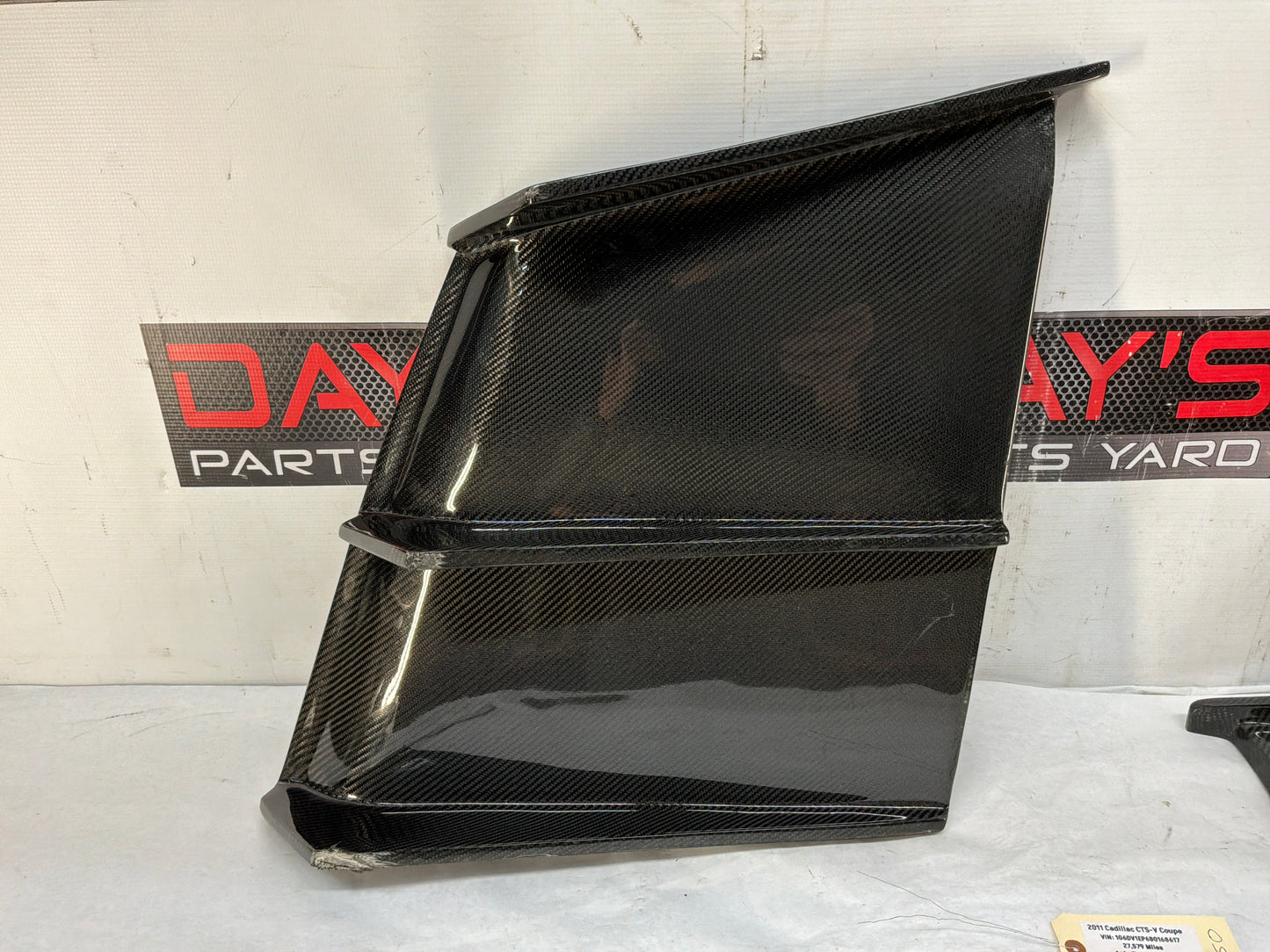 2011 Cadillac CTS-V Coupe Rear Bumper Carbon Fiber Valance Diffuser Aftermarket
