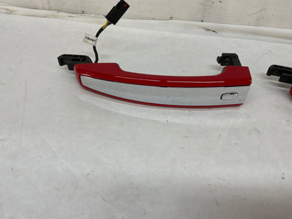 2015 Chevy SS Sedan Front & Rear RH Passenger Exterior Door Handle Red  OEM