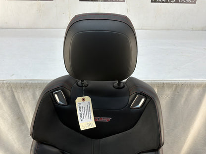 2017 Chevy SS Sedan RH Passenger Front Seat Black Leather Alcantara Suede OEM