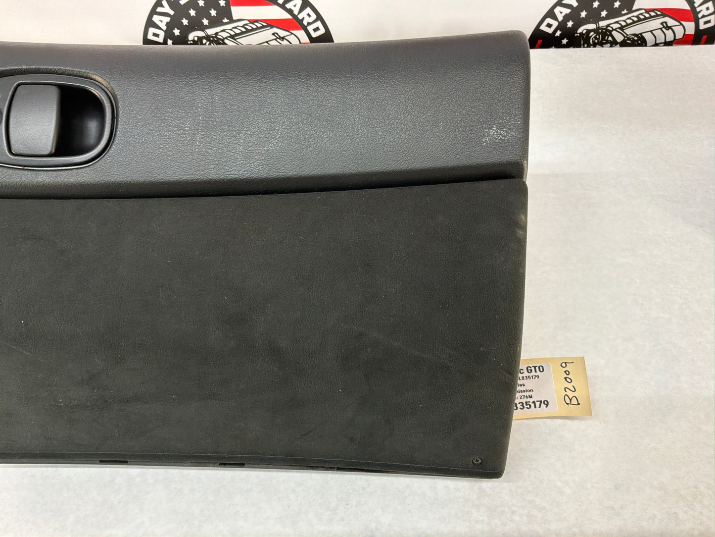 2006 Pontiac GTO Glove Box Assembly Compartment Black Suede OEM