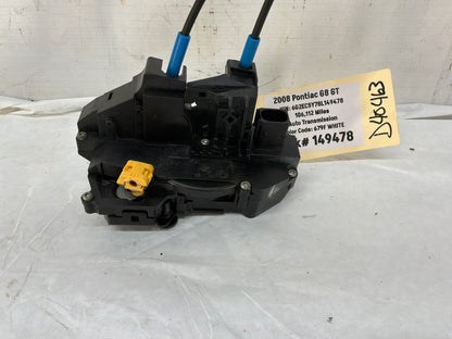 2008 Pontiac G8 LH Driver Rear Door Lock Actuator OEM