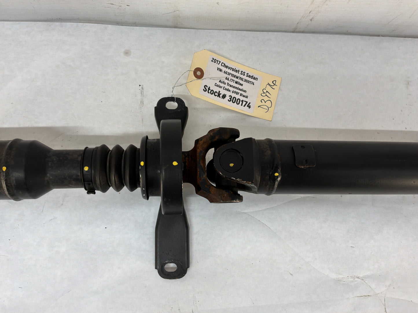 2017 Chevy SS Sedan Drive Propeller Shaft Driveshaft OEM