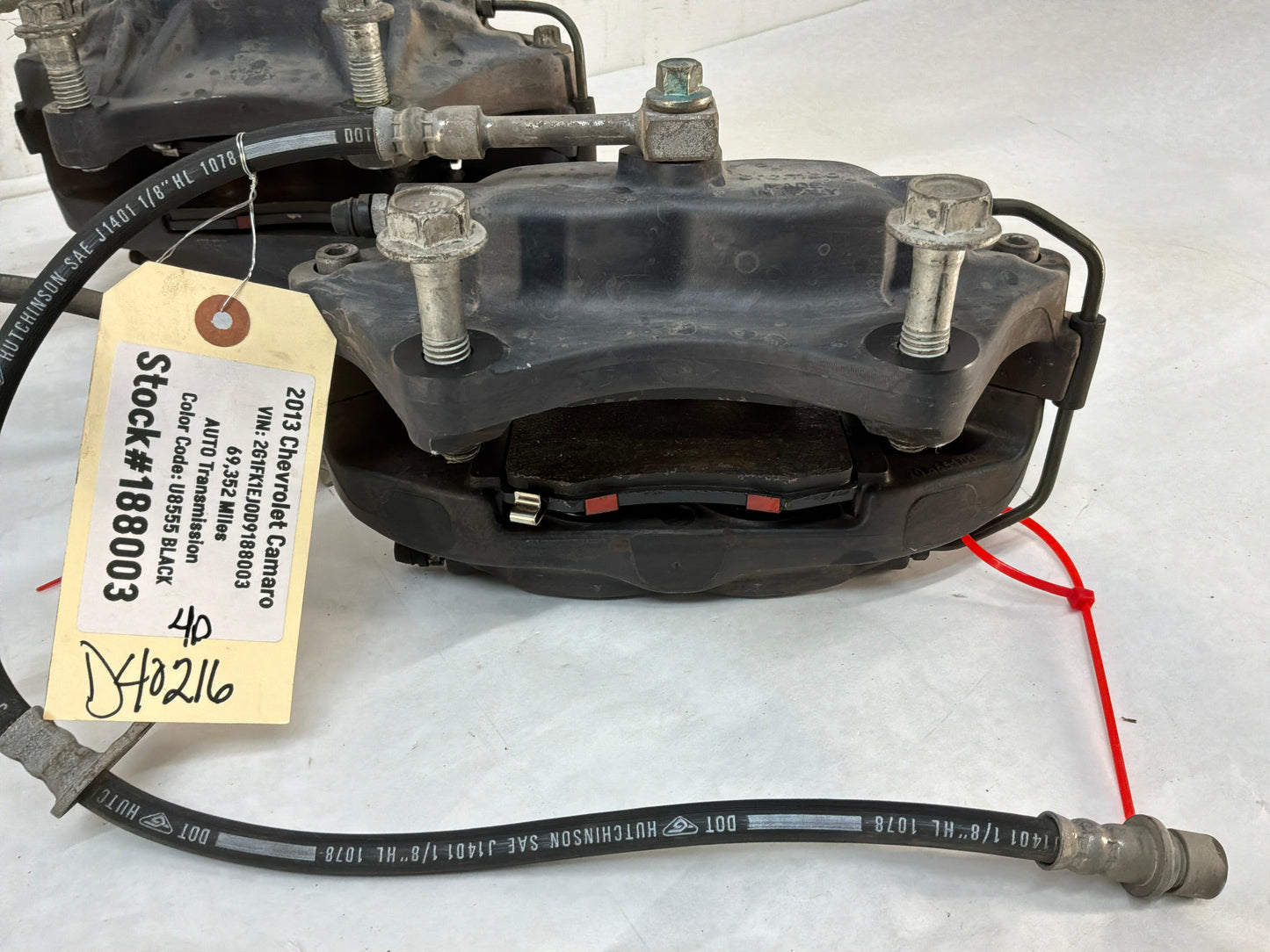 2013 Chevy Camaro Brembo Brake Calipers Front and Rear OEM
