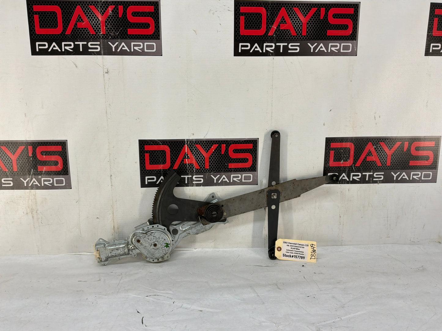 Lh window regulator - Day's Parts Yard