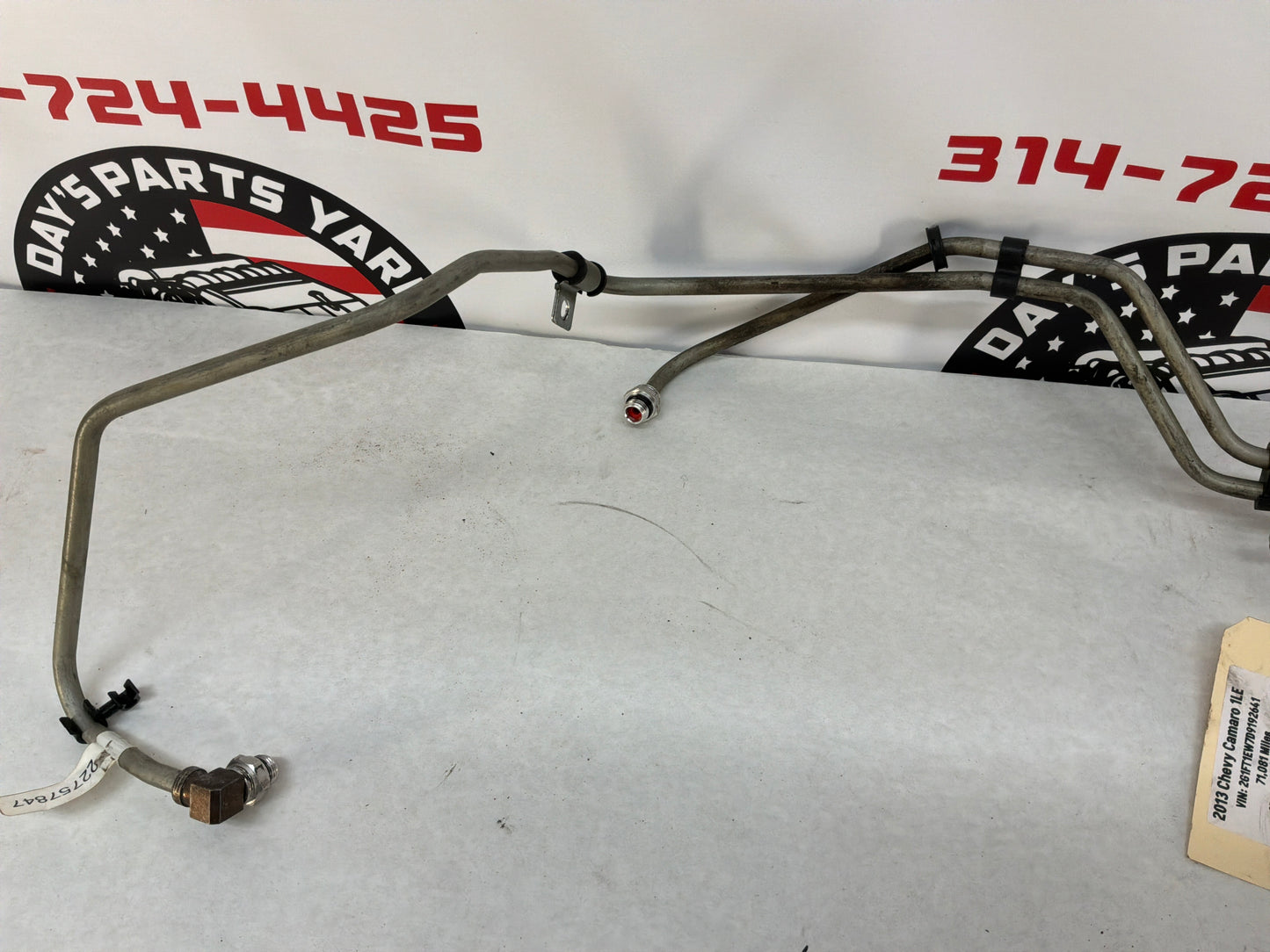 2013 Chevy Camaro 1LE Transmission Oil Fluid Cooler Pipe Line Hose Tube OEM