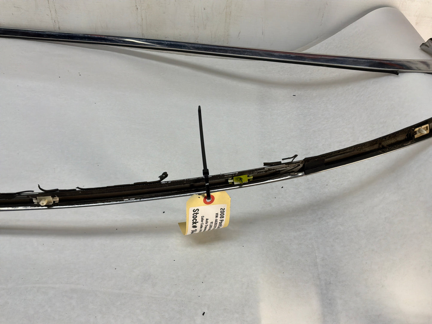 2008 Pontiac G8 RH & LH Door Roof Chrome Reveal Molding Trim OEM
