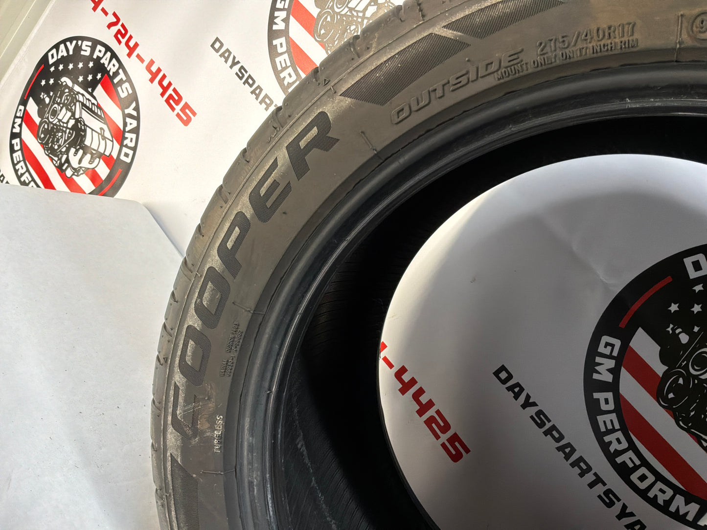 Zeon Cooper Tires 275/40/17 Set of 2