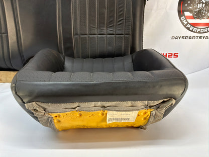 2002 Chevy Camaro Z28 Rear Seats Gray Grey Leather OEM