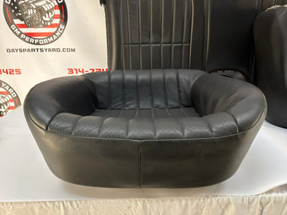 2002 Chevy Camaro Z28 Rear Seats Gray Grey Leather OEM