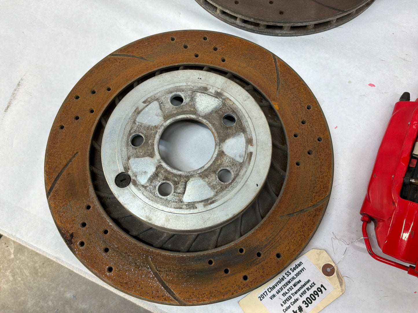 2017 Chevy SS Sedan Fronts and Rears Brembo Brake Calipers w/ Rotors OEM