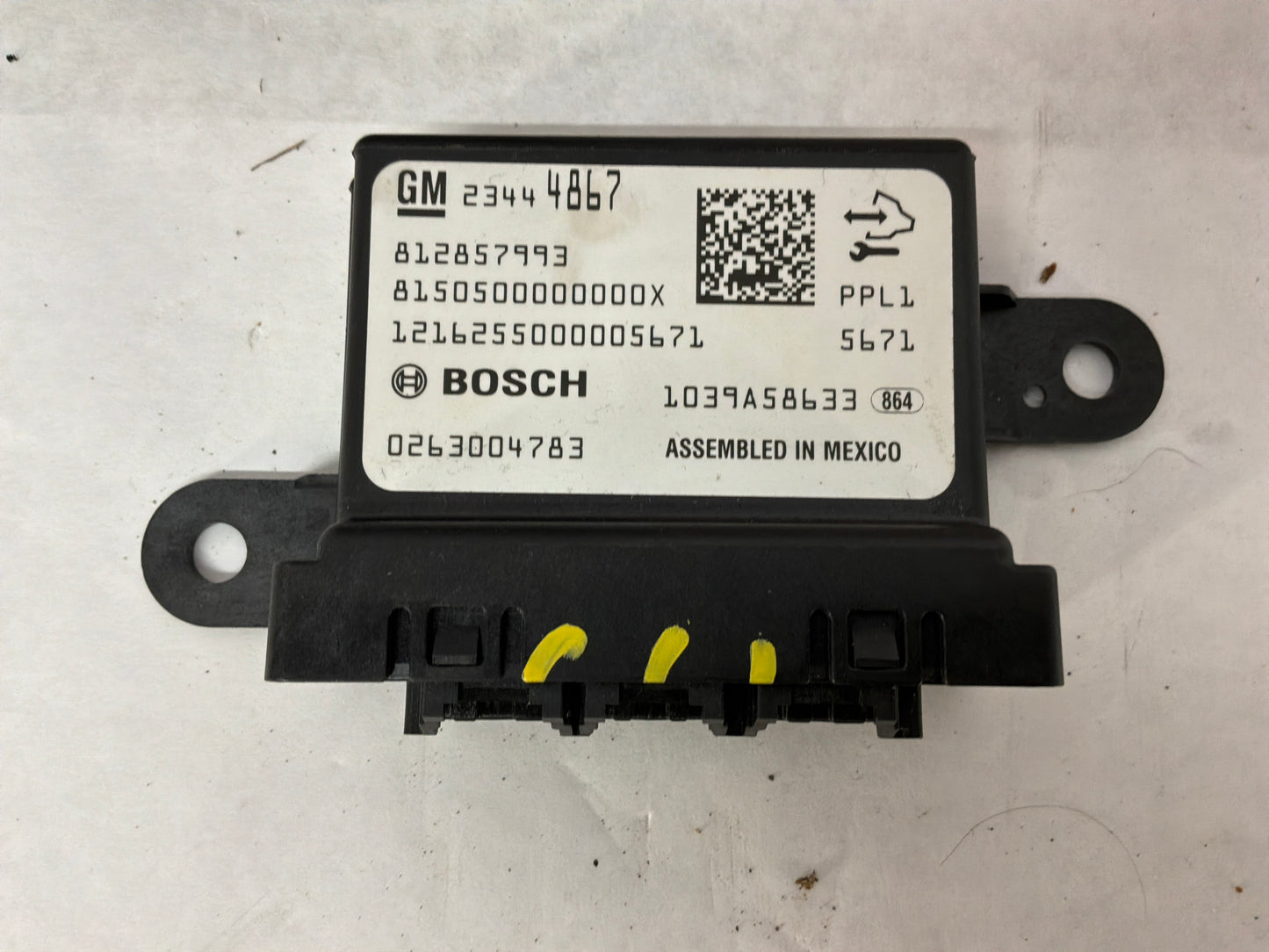 2017 Chevy SS Sedan Parking Assist Control Module OEM