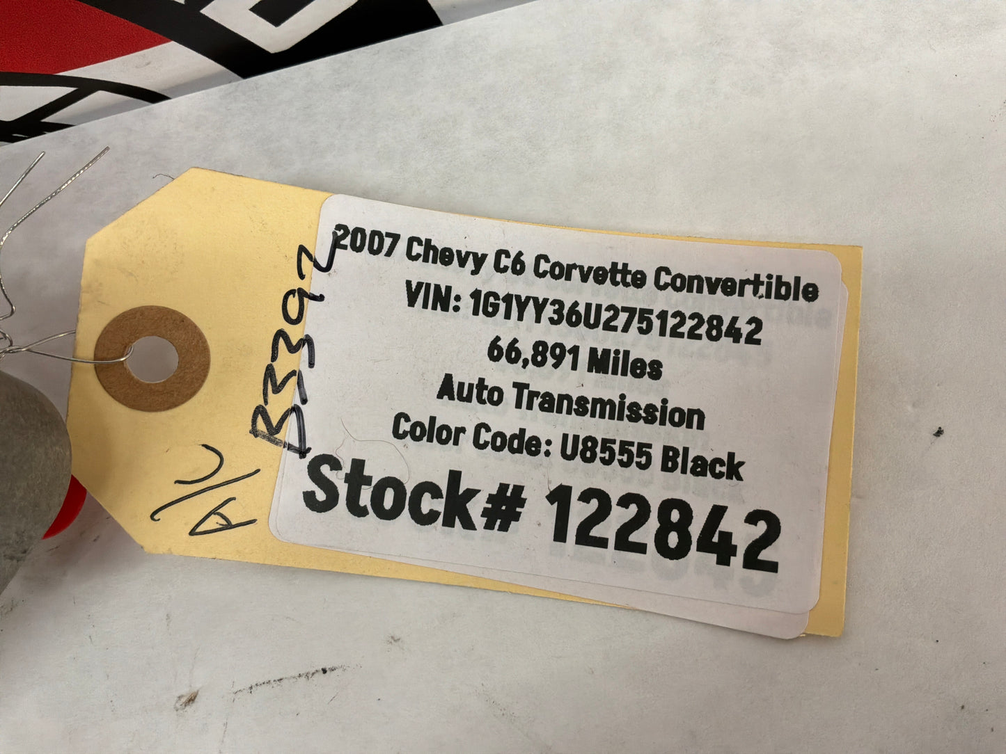 2007 C6 Corvette Convertible Air Conditioner AC Compressor Line Hose Tube OEM