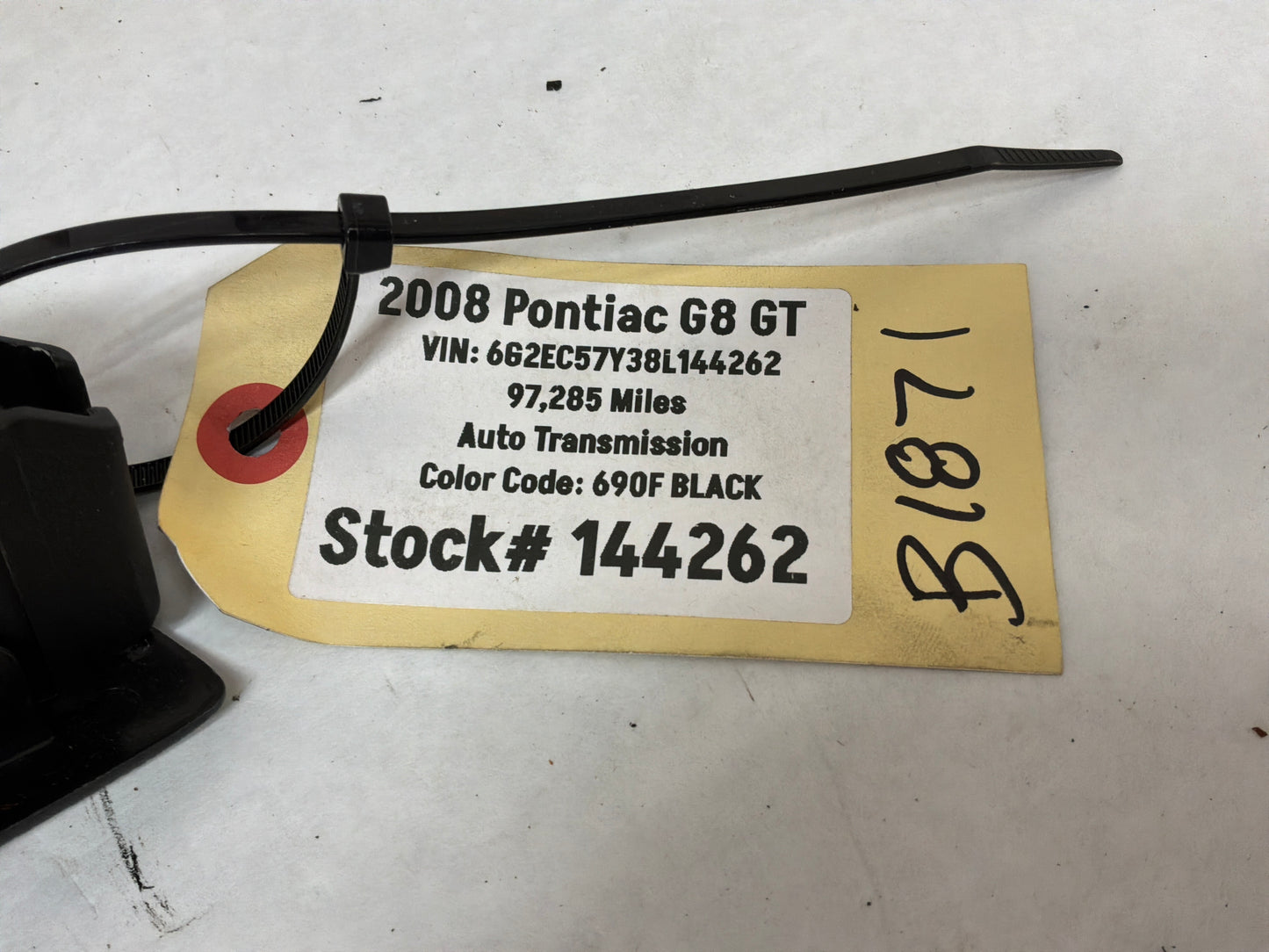 2008 Pontiac G8 GT Front LH Driver Interior Door Handle OEM