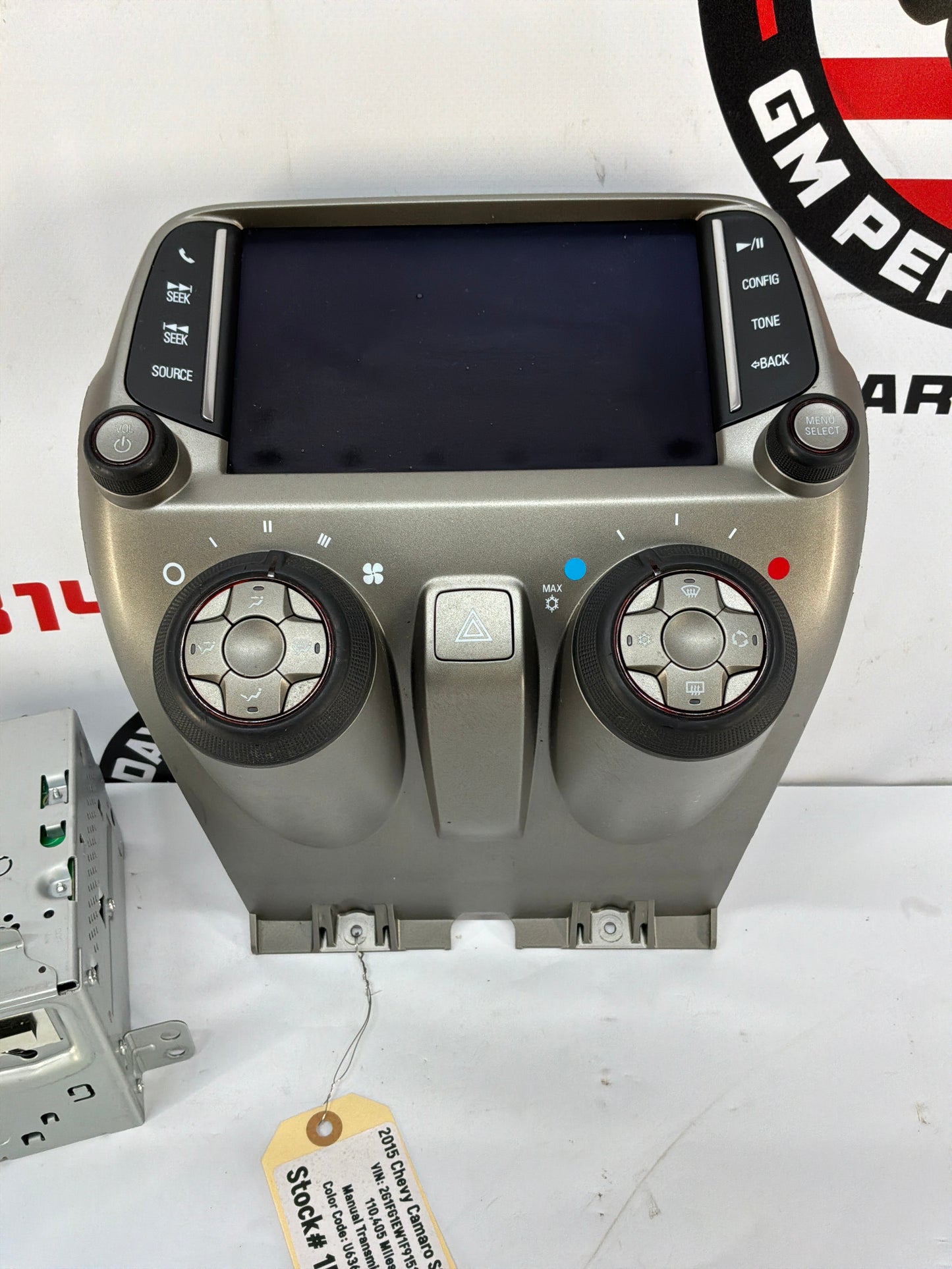 2015 Chevy Camaro SS 1LE Navigation Display Radio CD Player Face Plate Screen Receiver OEM