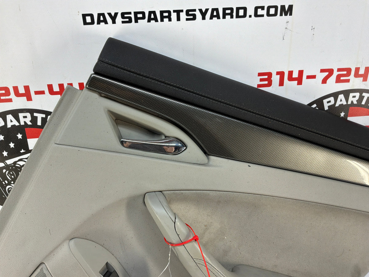 2009 Cadillac CTS-V RH Passenger Rear Interior Door Panel OEM Titanium