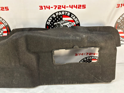2008 Pontiac G8 GT LH Driver Interior Trunk Quarter Side Carpet Trim Panel Cover OEM