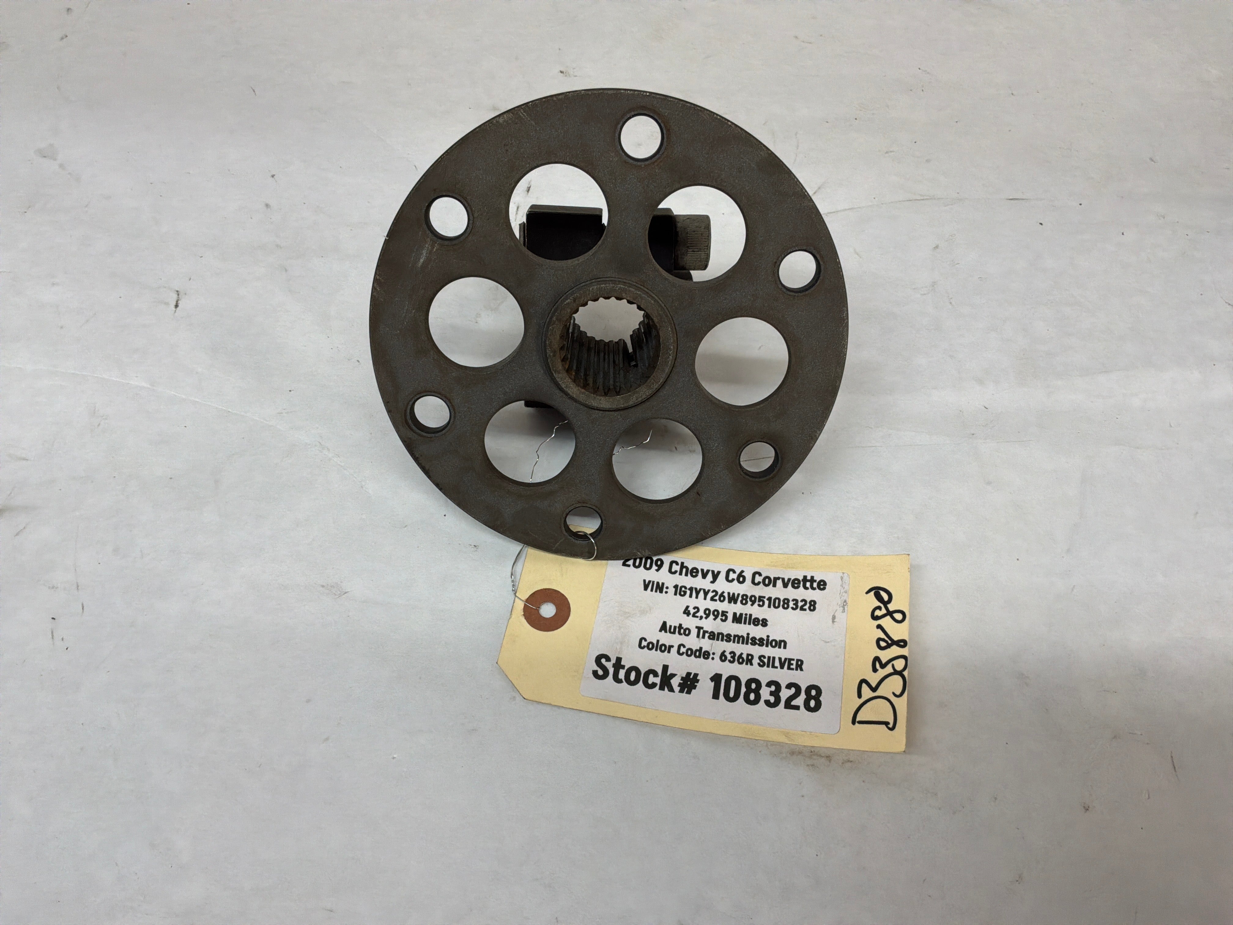 2009 Chevy C6 Corvette Flywheel Flexplate Driveshaft Torque Tube