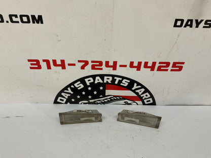 2009 Cadillac CTS-V RH & LH License Plate Tag Light Lamp OEM