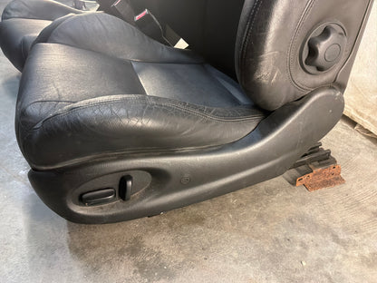 2006 Pontiac GTO Black Leather Front and Rear Seats Set OEM