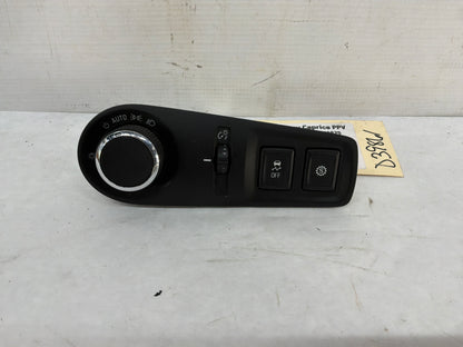 2016 Chevy Caprice PPV Headlight Lamp Light Switch w/ Trim Plate OEM