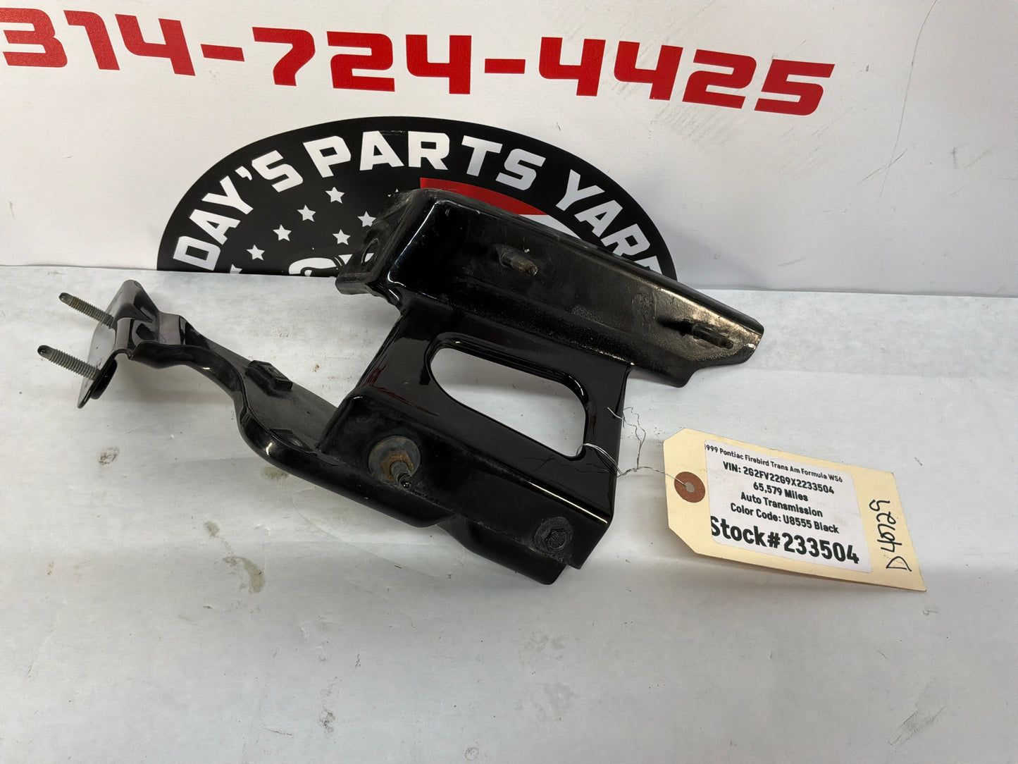 1999 Pontiac Firebird Trans Am Formula WS6 Front LH Driver Bumper Fender Bracket OEM
